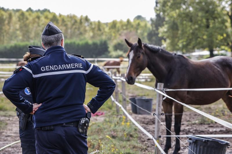 ​Franţa: Poliţişti şi jandarmi, instruiți pe probleme legate de maltratarea animalelor, Foto: Moritz Thibault / Abaca Press / Profimedia Images