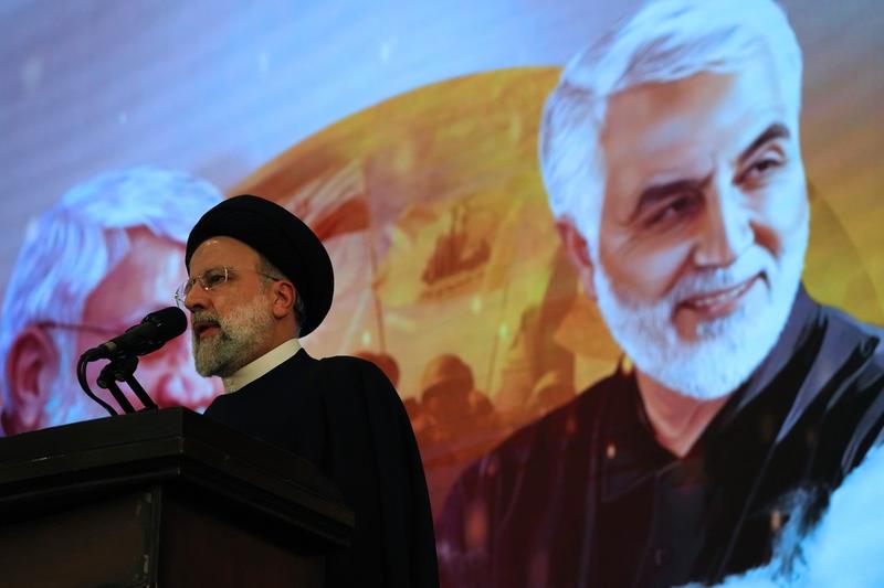 Iran: ​Preşedintele Ebrahim Raisi promite că moartea generalului Qassem Soleimani va fi răzbunată, Foto: Vahid Salemi / AP / Profimedia