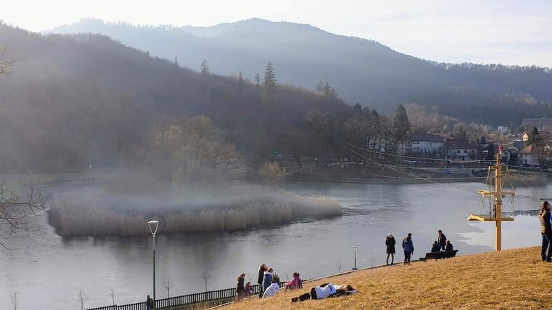 Brasov, peisaj de inceput de an, la +13 grade, Foto: Vlad Barza / HotNews.ro