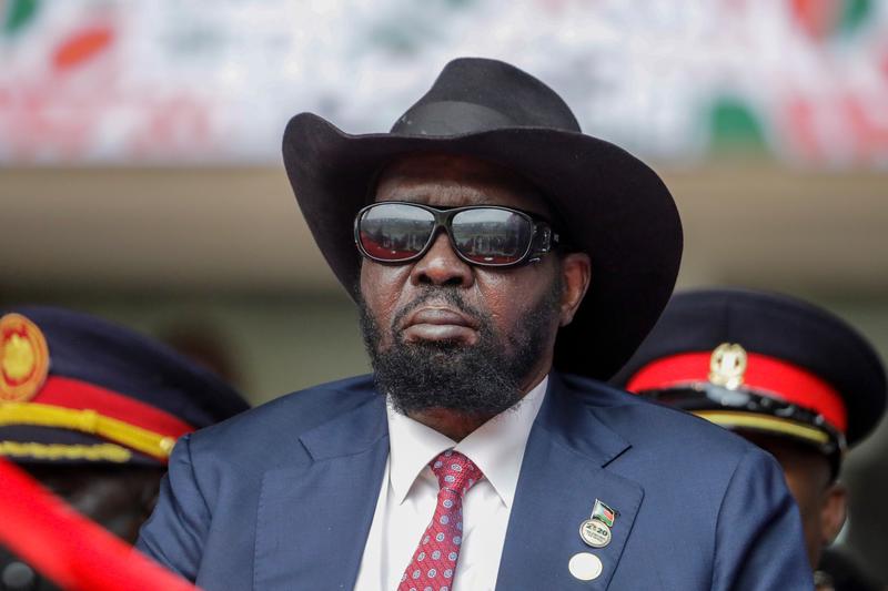 Salva Kiir, presedintele Sudanului de Sud, a fost filmat facand pe el, Foto: Brian Inganga / AP / Profimedia
