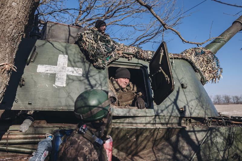 Soldați ucraineni pe frontul din Bahmut (Donețk), Foto: AA / Abaca Press / Profimedia