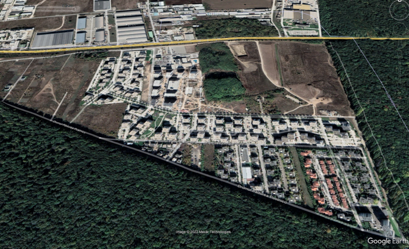 Greenfield 2022, Foto: Google Earth