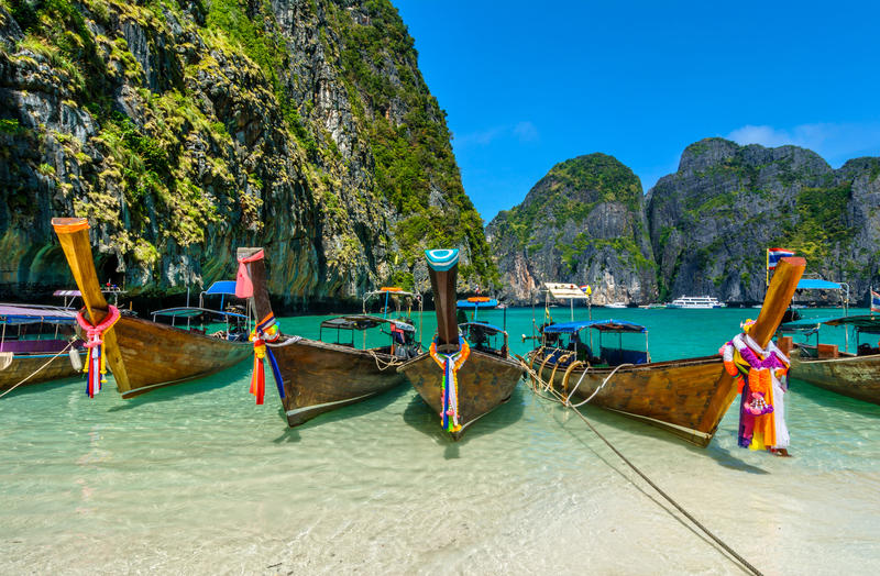 Maya Bay, plaja unde s-a filmat The Beach, Foto: DreamsTime / Ionut David