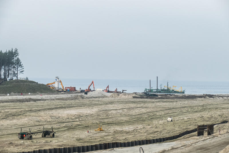 Șantierul marelui canal polonez Vistula Spit, Foto: DreamsTime / Adam Fleks