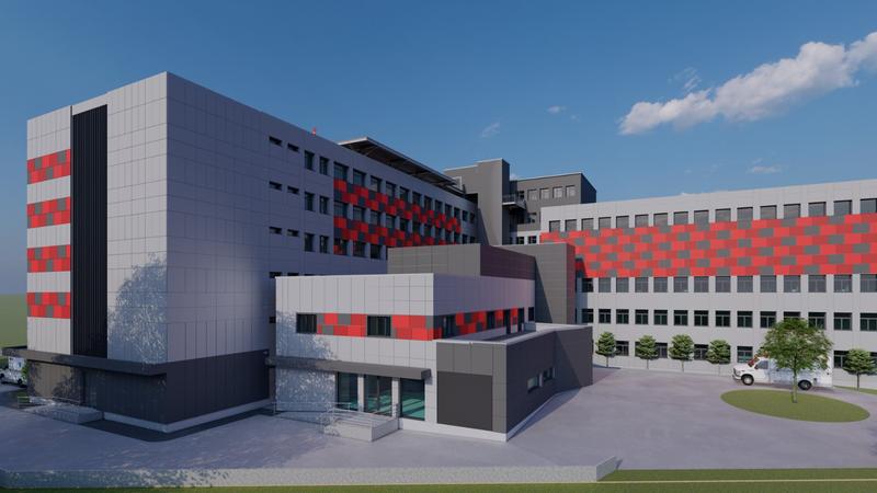 Cum ar trebui să arate Spitalul Județean Bistrița după finalizarea modernizării, Foto: Gabriel Lazany