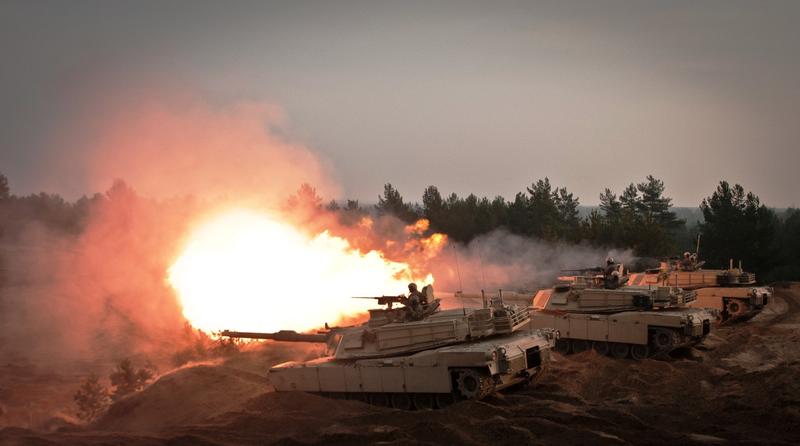 Tancuri Abrams M1A2, Foto: ABACA / Abaca Press / Profimedia