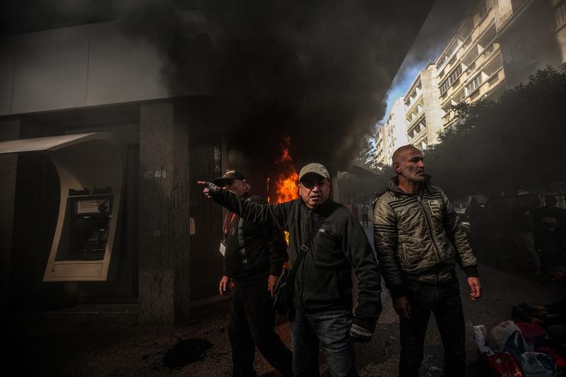 Proteste Liban, Foto: MARWAN NAAMANI / AFP / Profimedia