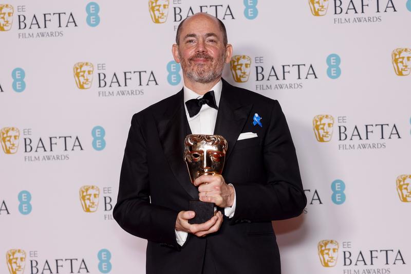 Edward Berger a castigat premiul BAFTA pentru regie pentru filmul All Quiet at the Western Front, Foto: Vianney Le Caer / AP / Profimedia