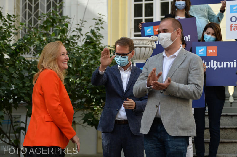 Elena Lasconi, Dominic Fritz și Alianța USR-PLUS, Foto: Agerpres