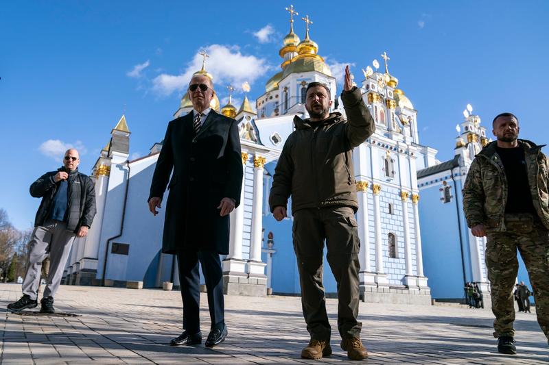 Joe Biden la Kiev, Foto: Evan Vucci / Associated Press / Profimedia Images