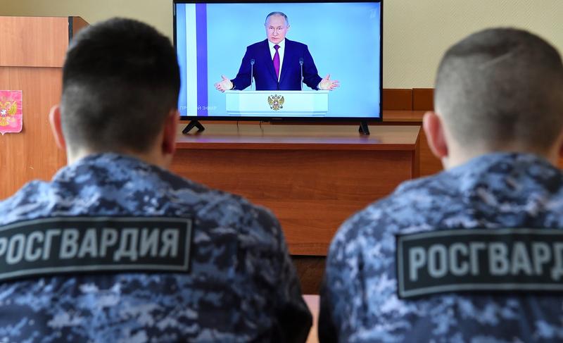 Vladimir Putin, discurs către populație, Foto: Maksim Bogodvid / Sputnik / Profimedia