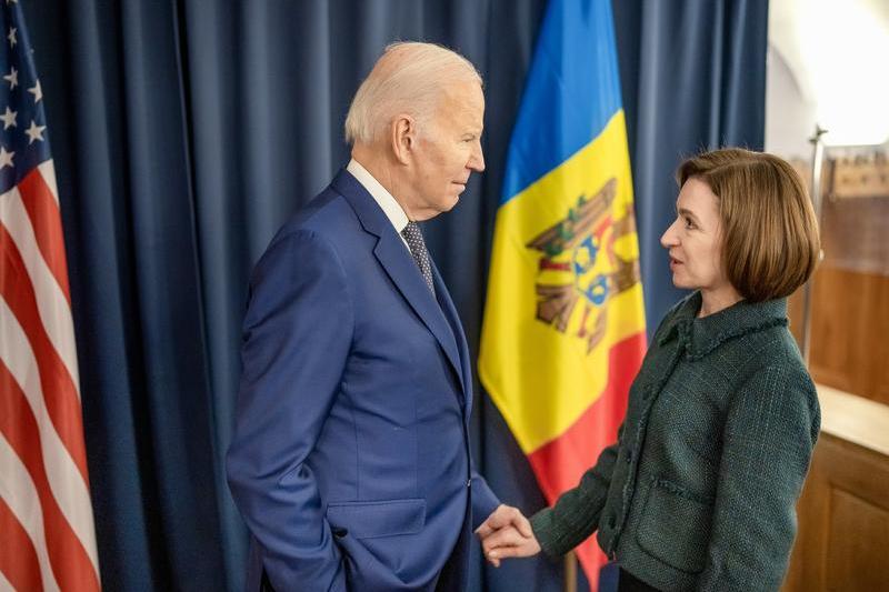 Maia Sandu si Joe Biden, Foto: Presedintia Republicii Moldova