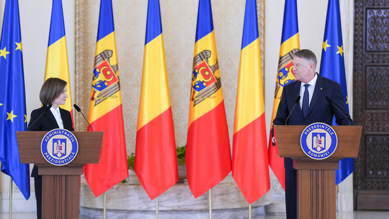 Maia Sandu și Klaus Iohannis, la Cotroceni, Foto: Presidency.ro
