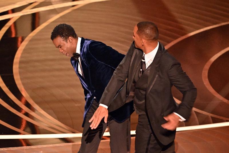 Will Smith l-a pocnit pe Chris Rock în timpul Galei Oscar, Foto: Rob Latour / Shutterstock Editorial / Profimedia