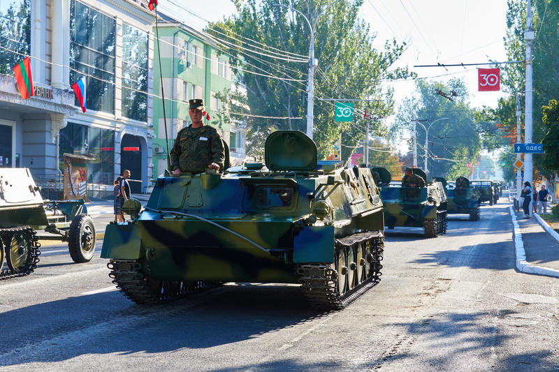 Paradă militară din Tiraspol (Transnistria), Foto: Dreamstime / Soleg1974