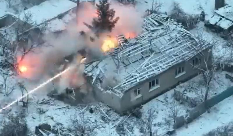 Lupte crâncene în Bahmut, Foto: Captura Twitter