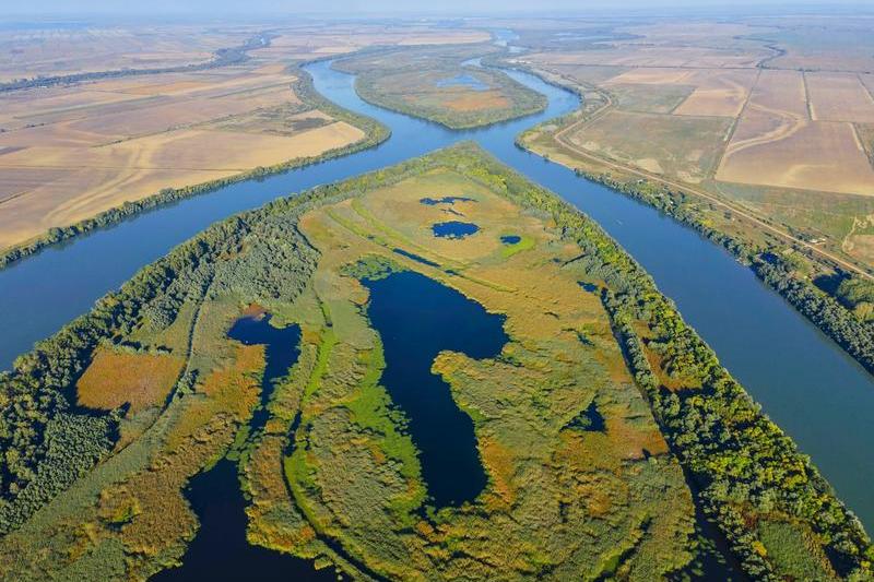 Insula Tătaru, brațul Chilia, Delta Dunării, granița cu Ucraina, Foto: Andrey Nekrasov / Zuma Press / Profimedia Images