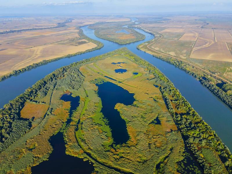 Insula Tătaru, brațul Chilia, Delta Dunării, granița cu Ucraina, Foto: Andrey Nekrasov / Zuma Press / Profimedia