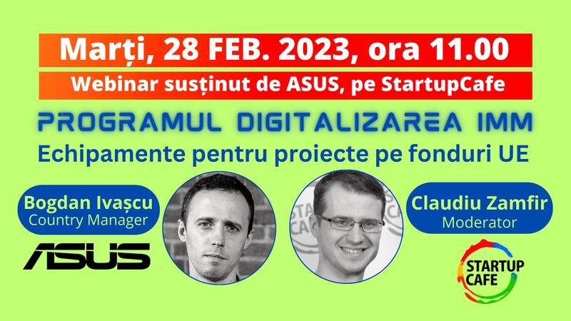 Webinar Asus-StartupCafe, Foto: StartupCafe.ro