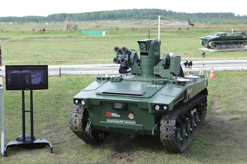 Rusii vor sa transforme UGV-urile „Marker” in sisteme anti-tanc, Foto: mil.ru