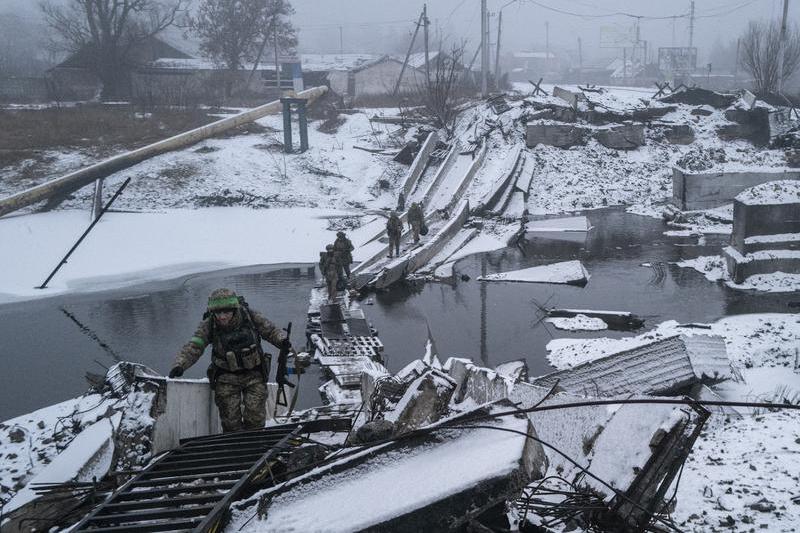 Soldati ucraineni in Bahmut, Foto: Marek M. Berezowski / AFP / Profimedia Images
