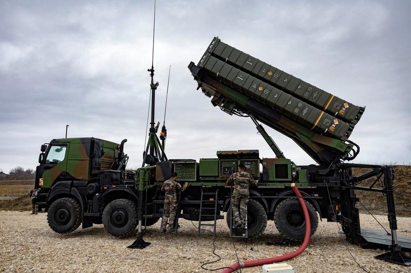 Sistemul antiaerian francez MAMBA, Foto: Thomas SAMSON / AFP / Profimedia