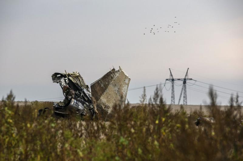 Avion rusesc distrus de ucraineni in Harkiv, Foto: Maxym Marusenko/NurPhoto / Shutterstock Editorial / Profimedia