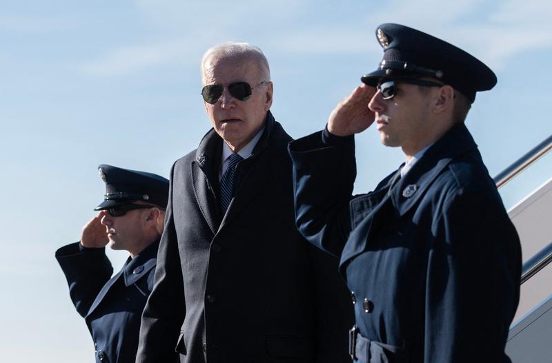 Joe Biden a felicitat piloții care au doborât balonul spion, Foto: ANDREW CABALLERO-REYNOLDS / AFP / Profimedia