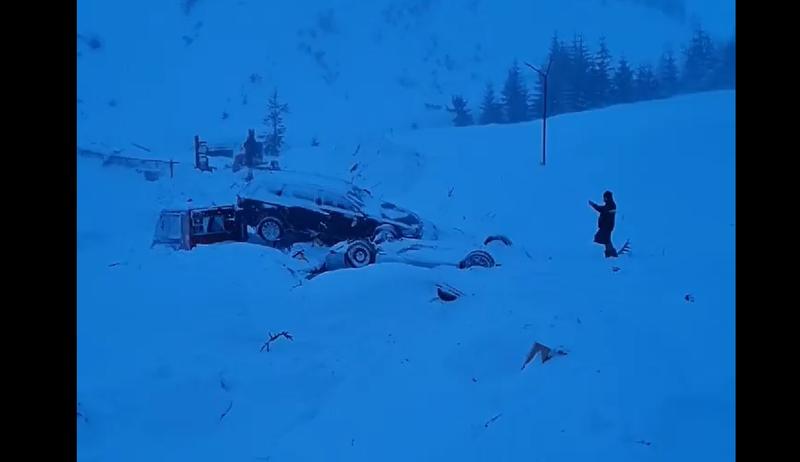Avalanșă ca Cabana Capra, Foto: Captură video