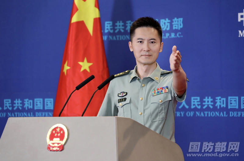 Tan Kefei, purtătorul de cuvânt al Ministerului chinez al Apărării, Foto: CIS / Zuma Press / Profimedia