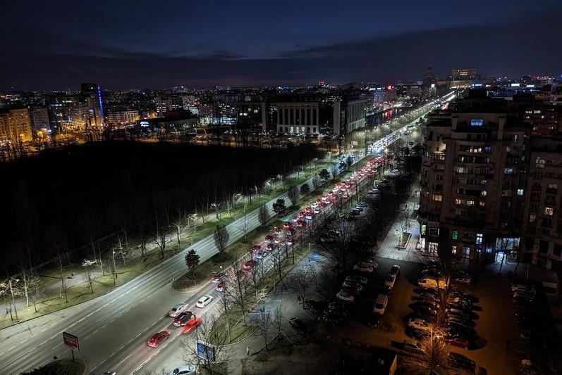 Bulevardul Unirii din Capitală, Foto: HotNews.ro / Victor Cozmei