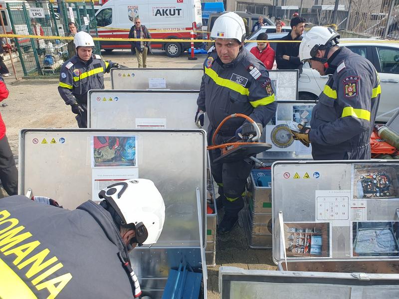 Echipa de salvatori români în Turcia, Foto: Departamentul pentru Situatii de Urgenta