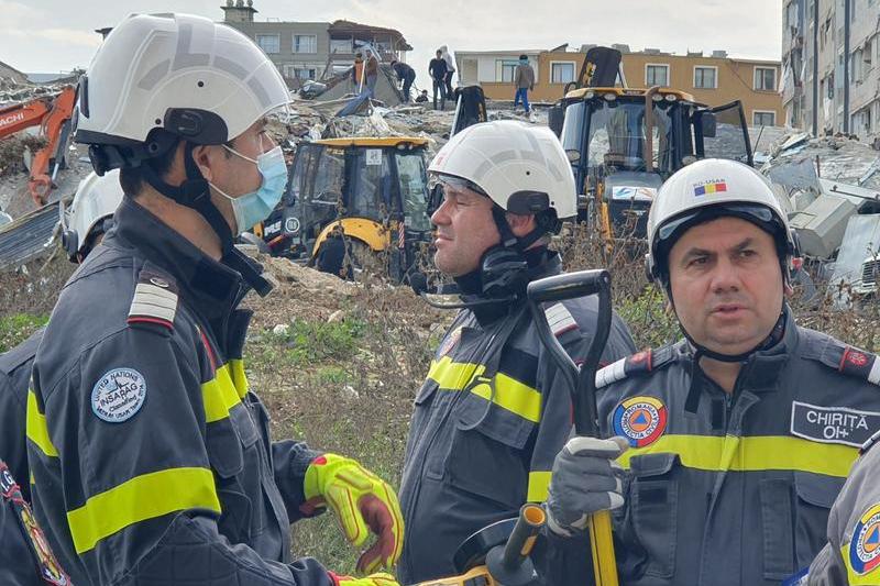 Echipa de salvatori români în Turcia, Foto: Departamentul pentru Situatii de Urgenta