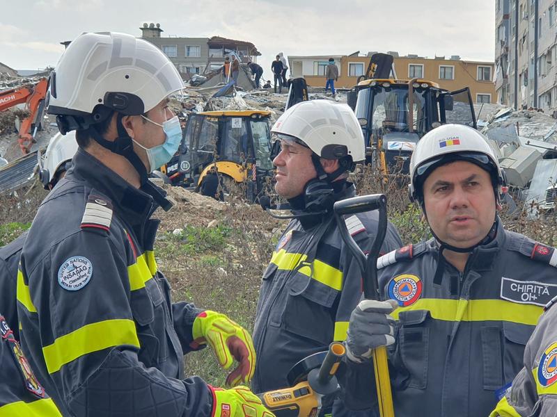 Echipa de salvatori români în Turcia, Foto: Departamentul pentru Situatii de Urgenta