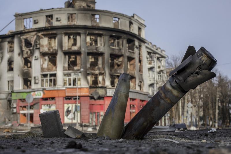 Orașul Bahmut, distrus aproape complet de o bătălie ce durează de luni de zile, Foto: AA/ABACA / Abaca Press / Profimedia
