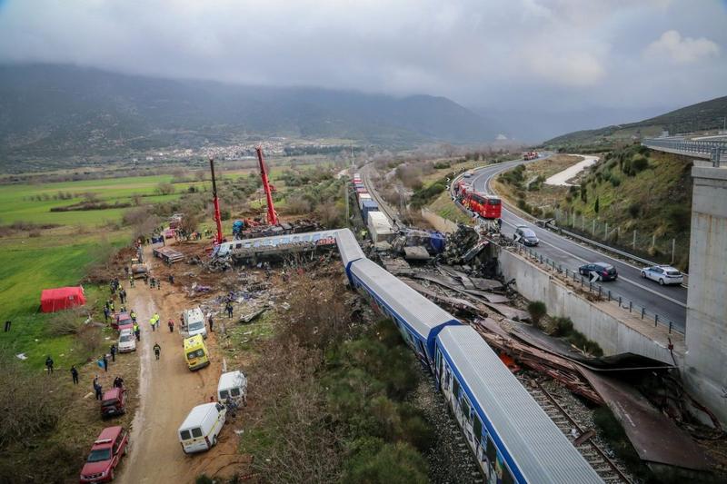 Accident feroviar grav in Grecia, Foto: Tzekas Leonidas / Zuma Press / Profimedia
