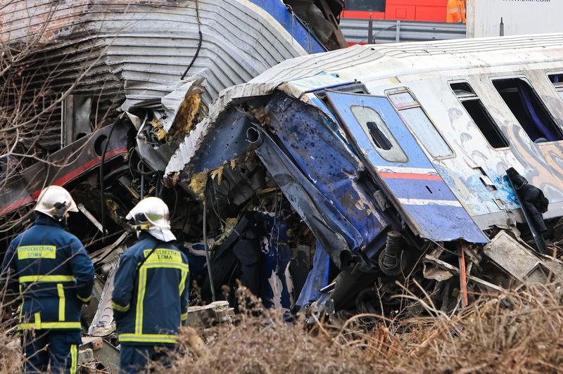 Accident feroviar în Grecia, Foto: Intime News/Athena Pictures / Shutterstock Editorial / Profimedia
