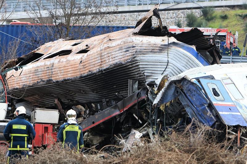 Accident feroviar în Grecia, Foto: Intime News/Athena Pictures / Shutterstock Editorial / Profimedia