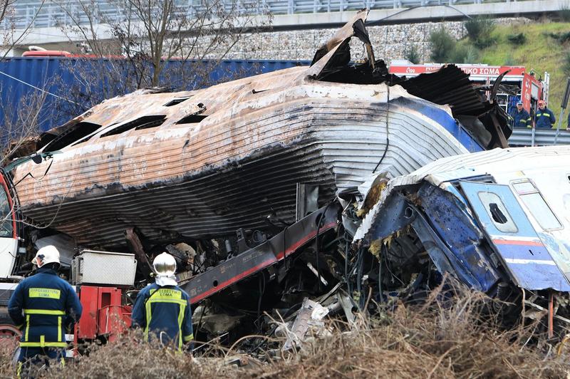 Accident feroviar în Grecia, Foto: Intime News/Athena Pictures / Shutterstock Editorial / Profimedia