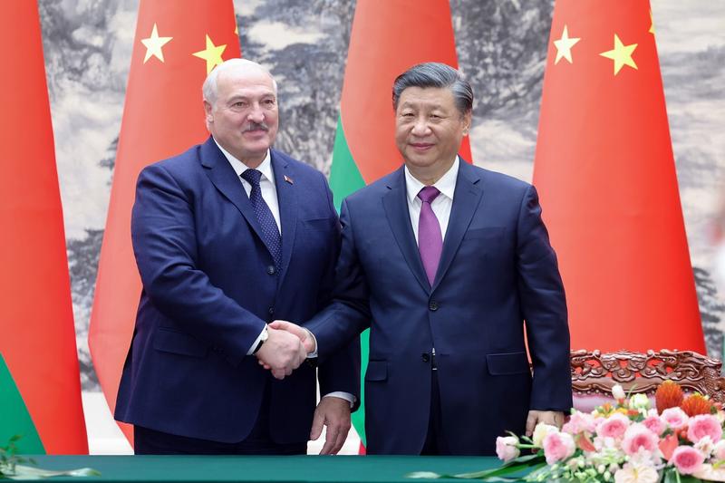 Aleksandr Lukasenko si Xi Jinping, Foto: Liu Bin / Xinhua News / Profimedia