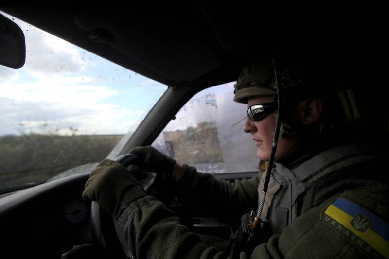 Soldat ucrainean mergând către front, Foto: Pavlo Bahmut/Ukrinform / Sipa Press / Profimedia