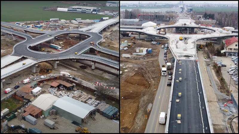 Pasajele de tip giratoriu-suspendat de pe Centura Capitalei, Foto: Colaj foto
