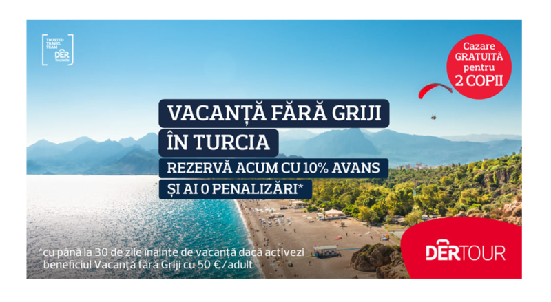 Vacanță fără griji, Foto: dertour.ro