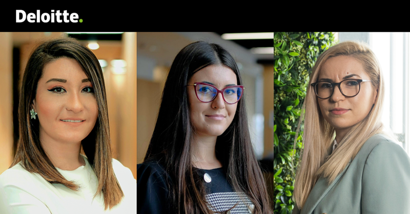Laura Epure, Tatiana Milu, Diana Alexandru, Foto: Deloitte Romania