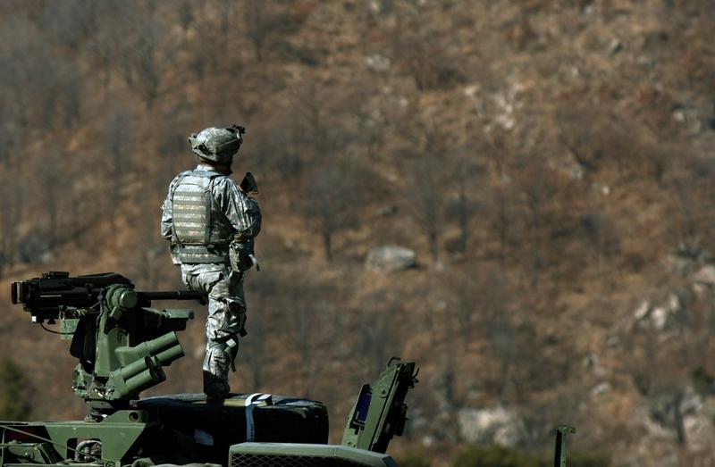 Soldat american care participă la exercițiile militare din Coreea de Sud, Foto: Mikhail Metzel / AP / Profimedia