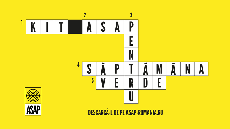 Kit-ul pentru Săptămâna Verde realizat de ASAP România, Foto: ASAP România