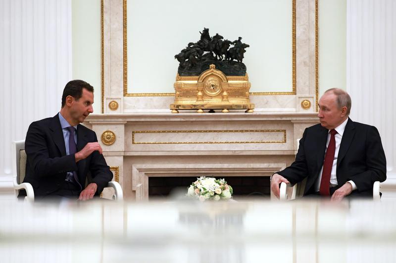 Vladimir Putin si Bashar al-Assad la Kremlin, Foto: Vladimir Gerdo / Sputnik / Profimedia