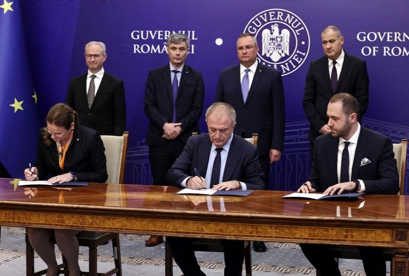 Acord intre Transgaz, OMV Petrom si Romgaz, Foto: Guvernul Romaniei