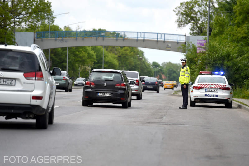 Control poliția rutieră (imagine generică), Foto: AGERPRES