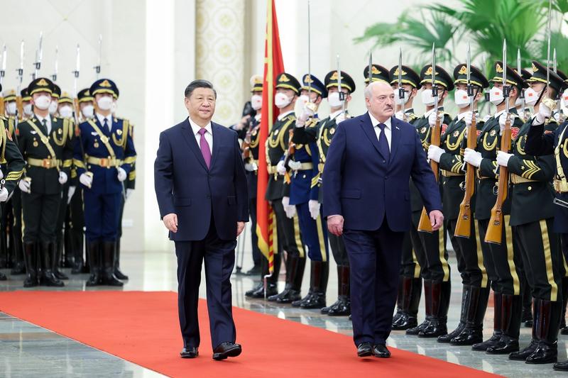 Xi Jinping si Aleksandr Lukasenko, Foto: Liu Bin / Xinhua News / Profimedia